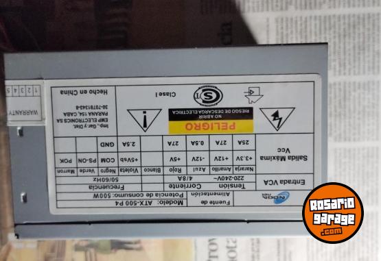 Inform�tica - Gabinete con fuente impecable estado - En Venta