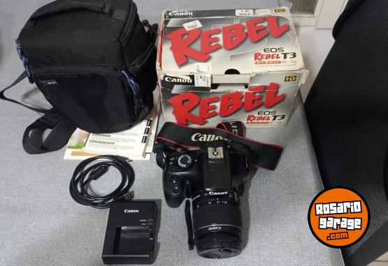 Electr�nica - C�mara Digital Canon EOS Rebel T3 - Completa - En Venta