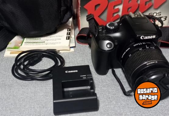 Electr�nica - C�mara Digital Canon EOS Rebel T3 - Completa - En Venta