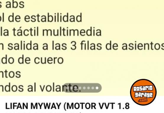 Camionetas - Lifan MYWAY 1.8 2017 Nafta 270000Km - En Venta