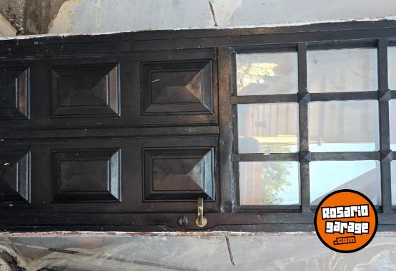Hogar - VENDO PUERTA CHAPA CON VIDRIO CERRADURA Y LLAVE - En Venta