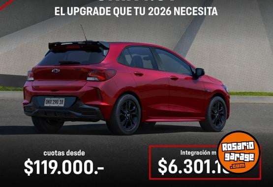 Autos - Chevrolet ONIX 1.0T LT 2026 Nafta 0Km - En Venta