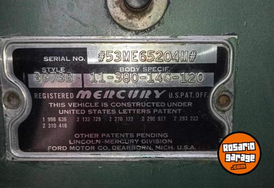 Cl�sicos - Mercury 53 V8 - En Venta