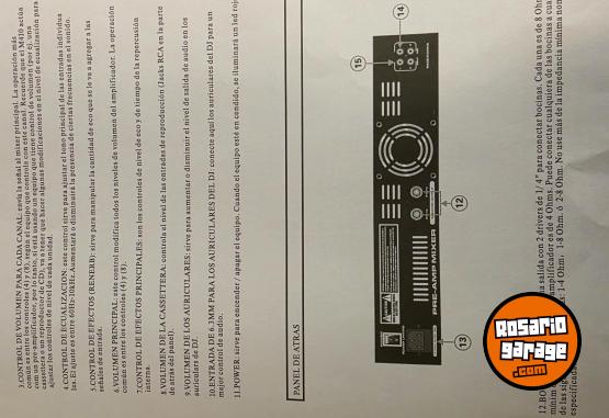 Electr�nica - Consola potenciada de 4 canales  + dos aplificadores - En Venta