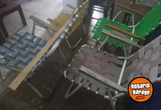 Hogar - Sillones x 4 + cama 1 plaza usada recien pintada - En Venta