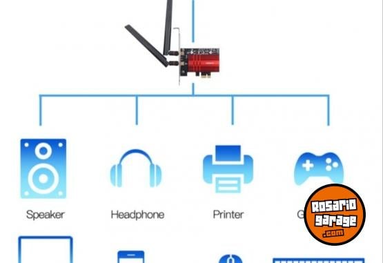 Inform�tica - Tarjeta Pci-e Wifi 6e 802.11ax/ac Tri-banda Con Bluetooth - En Venta