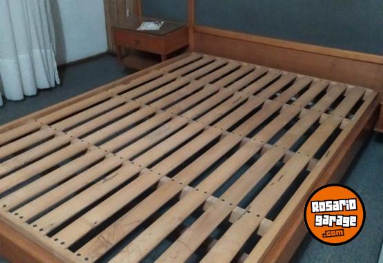 Hogar - RESPALDAR CON MESITAS DE LUZ PARA CAMA DE DOS PLAZAS - En Venta