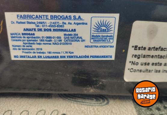 Hogar - Anafe 2 hornallas gas natural - En Venta