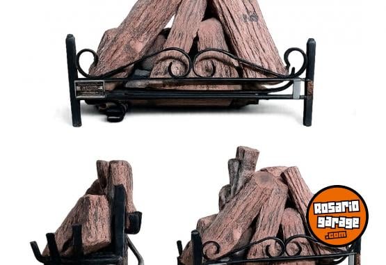 Hogar - Estufa de leña a gas 5000 calorias leñohogar - En Venta