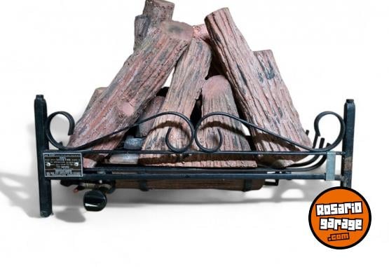 Hogar - Estufa de leña a gas 5000 calorias leñohogar - En Venta