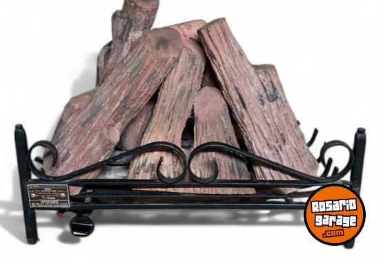 Hogar - Estufa de leña a gas 5000 calorias leñohogar - En Venta