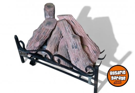 Hogar - Estufa de leña a gas 5000 calorias leñohogar - En Venta