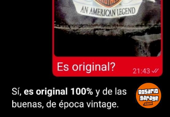 Indumentaria - Campera de cuero vacuno Harley davidson - En Venta