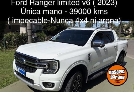 Camionetas - Ford Ranger v6 limited plus 2023 Diesel 39000Km - En Venta