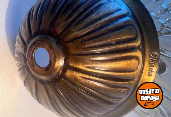 Hogar - LAMPARA DE TECHO EN CRISTAL Y BRONCE - En Venta