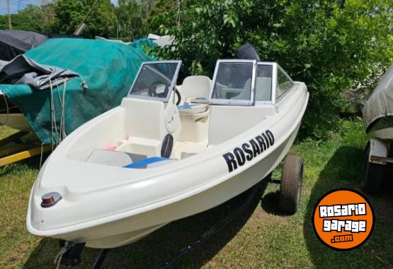 Embarcaciones - Casco Quicksilver 4.10 mts, motor mercury 40hp año 98 - En Venta