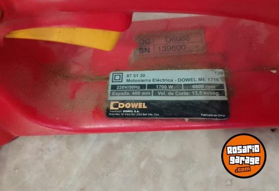Herramientas - Motosierra electrica DOWEL - En Venta