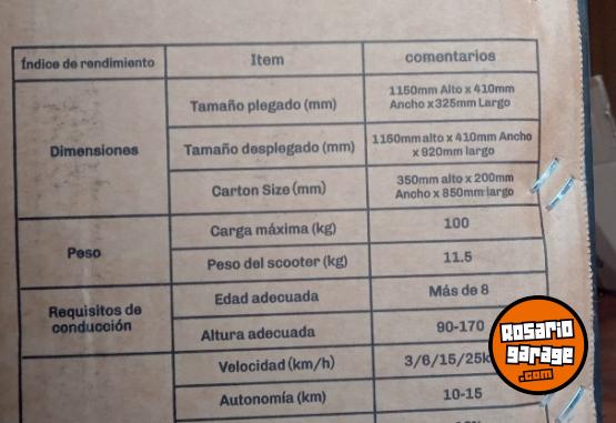 Otros - MONOPATIN BLACK POWER R32B - En Venta