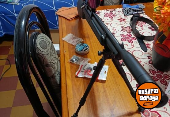 Deportes - PCP Rifle 5.5 c/ inflador. Mira 3x40 - En Venta