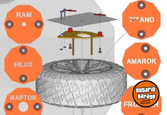 Accesorios para Autos - Kit anti robo rueda de auxilio - En Venta