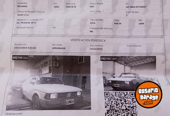 Autos - Fiat spazio 1991 Nafta 300Km - En Venta