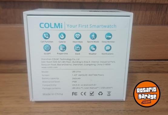 Electr�nica - Smartwatch Colmi I28 Ultra con ChatGPT � caja y cargador original � muy buen estado - En Venta