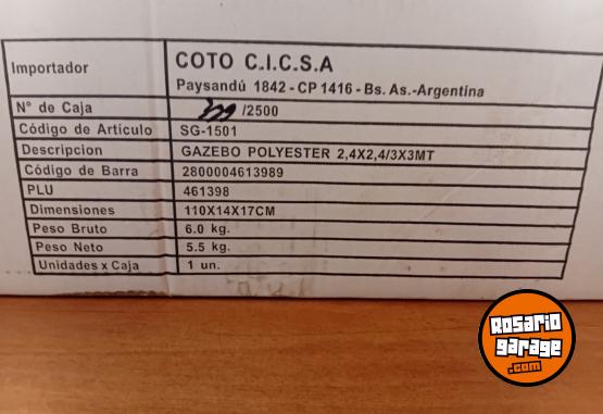 Hogar - Vendo GAZEBO - En Venta