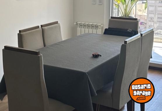 Hogar - Juego de comedor usado (mesa + 6 sillas) - En Venta