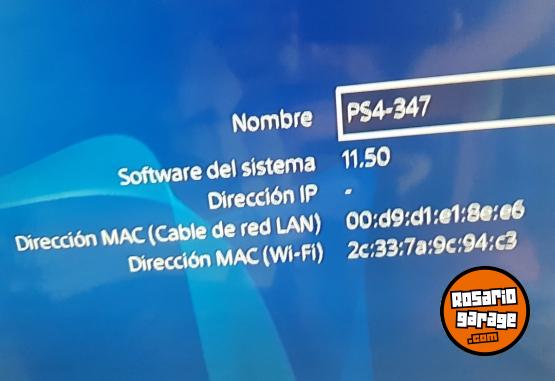 Electr�nica - PS4 Fat con Sistema 11.50 1 joystick y dos juegos con caja. - En Venta