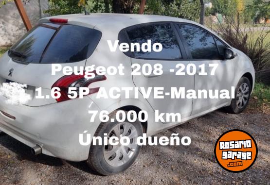 Autos - Peugeot 208 2017 Nafta 76000Km - En Venta