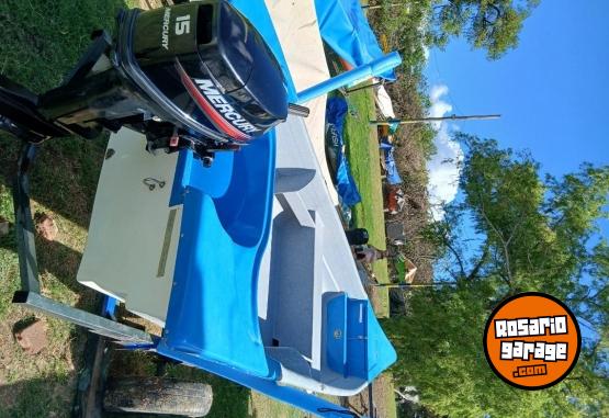 Embarcaciones - Vendo piraguon super safari 550 motor mercury 15 hp - En Venta