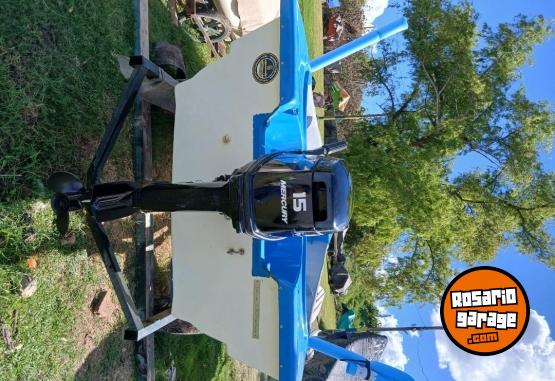 Embarcaciones - Vendo piraguon super safari 550 motor mercury 15 hp - En Venta