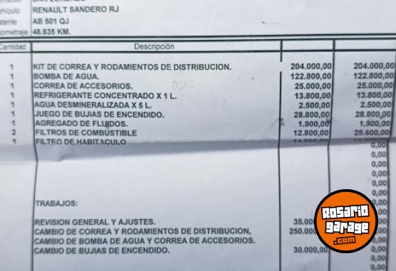Autos - Renault Sandero RS 2017 Nafta 57500Km - En Venta