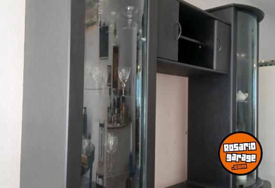 Hogar - Mueble modular para liviano con vitrina de vidrio - En Venta
