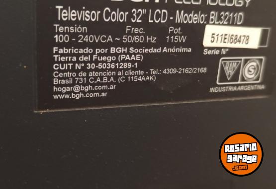 Electr�nica - TV BGH Feelnology LCD 32" - En Venta