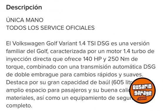 Autos - Volkswagen Golf Variant 2017 Nafta 153000Km - En Venta
