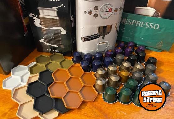 Hogar - Cafetera nespresso mini + aeroccino + 30 c�psulas - En Venta