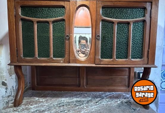 Hogar - Modular antiguo, madera y m�rmol. - En Venta