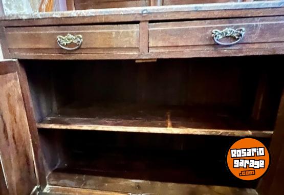 Hogar - Modular antiguo, madera y m�rmol. - En Venta