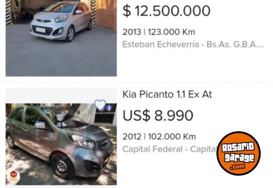Autos - Kia Picanto 1.2 2013 Nafta 98000Km - En Venta