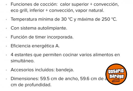 Hogar - Horno eléctrico Samsung - En Venta