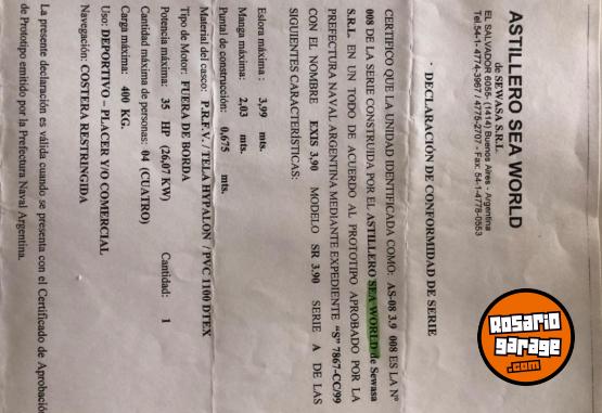 Otros (Náutica) - Semirrigido, motor 25 hp, tráiler nuevo - En Venta