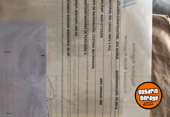 Otros (Náutica) - Semirrigido, motor 25 hp, tráiler nuevo - En Venta