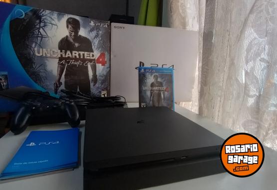 Electrónica - PS4 Slim 500GB Edición Especial Uncharted 4 - ESTADO COLECCIÓN (Sello de Fábrica) - En Venta