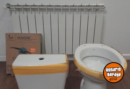 Hogar - NUEVO Inodoro Corto Roca Capea + Mochila + tapa madera laqueada - En Venta