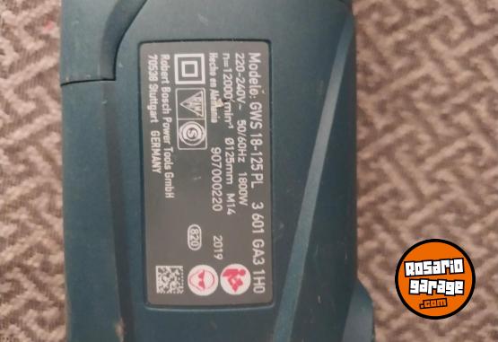 Herramientas - Amoladora bosch gws 18-125 PL - En Venta