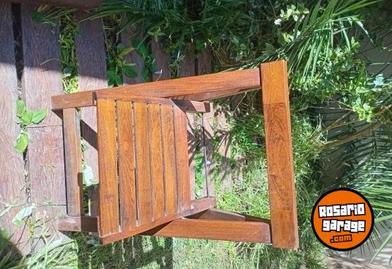 Hogar - 4 sillas de algarrobo  casi sin uso plegables - En Venta