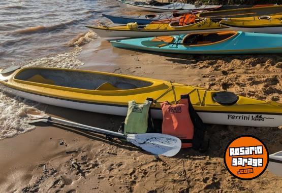 Deportes N&aacute;uticos - Kayak Doble Ferrini con Matrix y Pro Kayak - En Venta