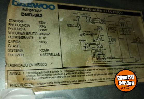 Hogar - Heladera no frost Daewoo 362dm3 - En Venta