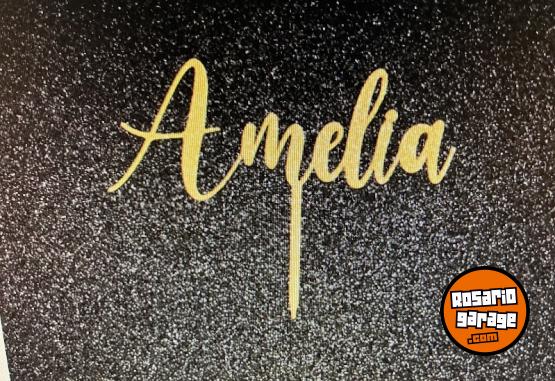 Hogar - Topper con tu nombre - En Venta